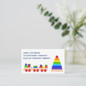 職業セラピスト遊セラピーレインボートイズ 名刺 (スタンド正面)