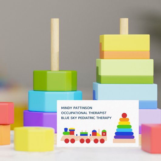 職業セラピスト遊セラピーレインボートイズ 名刺