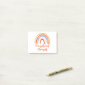 職業セラピスト ポストイット (デスク上)