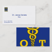 職業セラピスト 名刺 (正面/裏面)