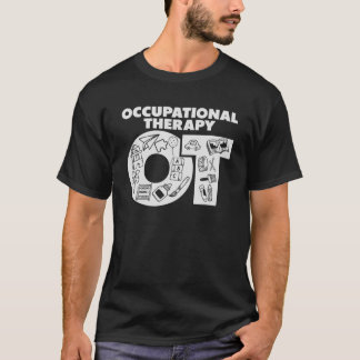 職業セラピストOTセラピー小児クラティ Tシャツ