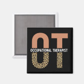 職業セラピストOT感謝ギフト マグネット (正面/裏面)