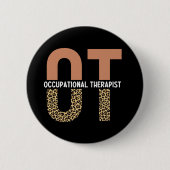 職業セラピストOT感謝ギフト 缶バッジ (正面)
