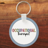 職業セラピストOT職業セラピー キーホルダー (正面)