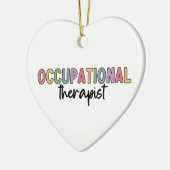 職業セラピストOT職業セラピー セラミックオーナメント (左)