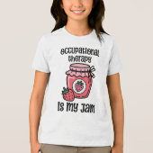 職業セラピーおもしろい引用文 トライブレンドＴシャツ (正面)