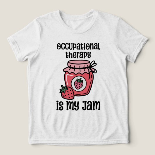 職業セラピーおもしろい引用文 トライブレンドＴシャツ (デザイン正面)