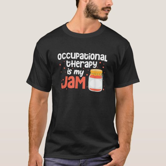 職業セラピーおもしろい職業セラピスト Tシャツ (正面)