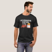 職業セラピーおもしろい職業セラピスト Tシャツ (正面フル)