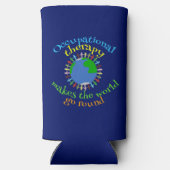 職業セラピーが世界を動かす スリム缶クーラー (裏面)