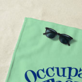 職業セラピーが世界を動かす ビーチタオル (インサイチュ)