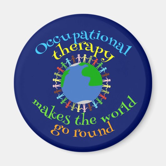 職業セラピーが世界を動かす マグネット (正面)