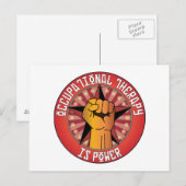 職業セラピーは力 ポストカード (正面/裏面)