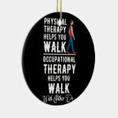 職業セラピーアシス救済テントユーウォーク セラミックオーナメント (右)