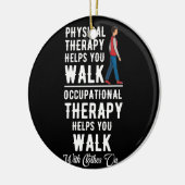 職業セラピーアシス救済テントユーウォーク セラミックオーナメント (左)