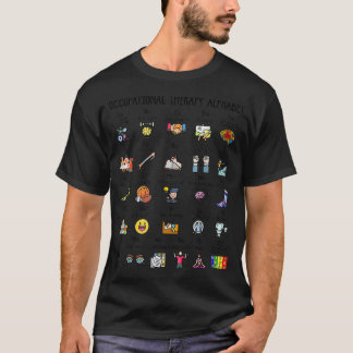 職業セラピーアルファベット Tシャツ
