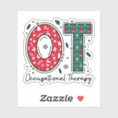 職業セラピークリスマス、OT OTAクリスマス シール (シート)