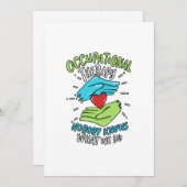 職業セラピーセラピストナース贈与 シーズンカード (正面/裏面)