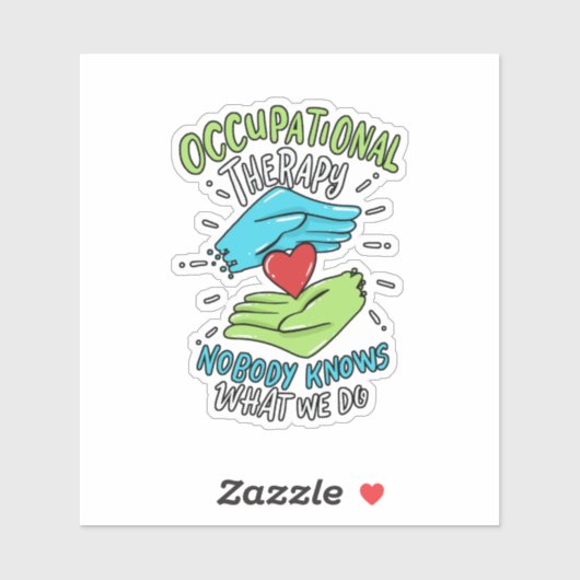 職業セラピーセラピストナース贈与 シール (シート)