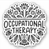 職業セラピーセラピスト シール (正面)