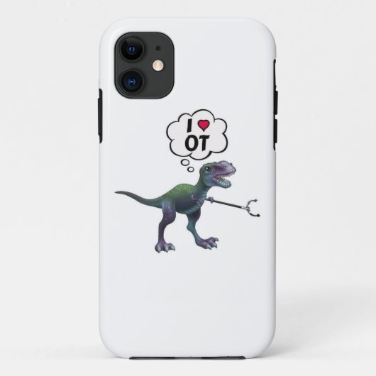 職業セラピーハッピー恐竜 Case-Mate iPhoneケース (裏面)