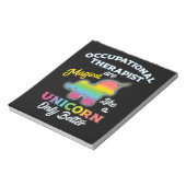 職業セラピーユニコーンOTセラピスト ノートパッド (回転)