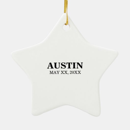 職業セラピー卒業アンティーク金ゴールドルック セラミックオーナメント (裏面)