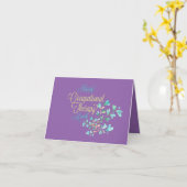 職業セラピー月ありがとう カード (黄色い花)