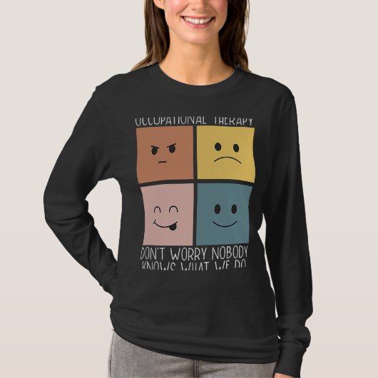 職業セラピー職業医療OT Tシャツ (正面)