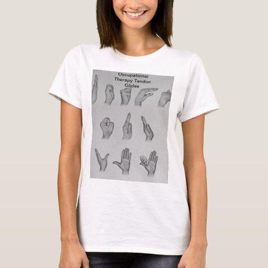 職業セラピー腱グライド Tシャツ (正面)