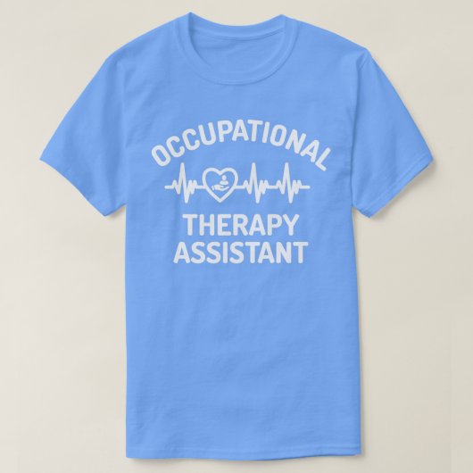 職業セラピー補助贈与職業性T Tシャツ (デザイン正面)