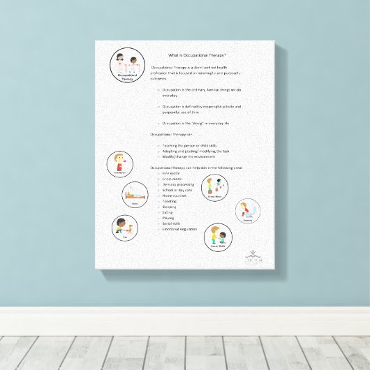 職業セラピー – キャンバス (インサイチュ (ウッドフロア))