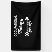 職業セラピー 横断幕 (縦)