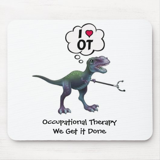 職業セラピー：終わりだ！マウスパッド マウスパッド (正面)