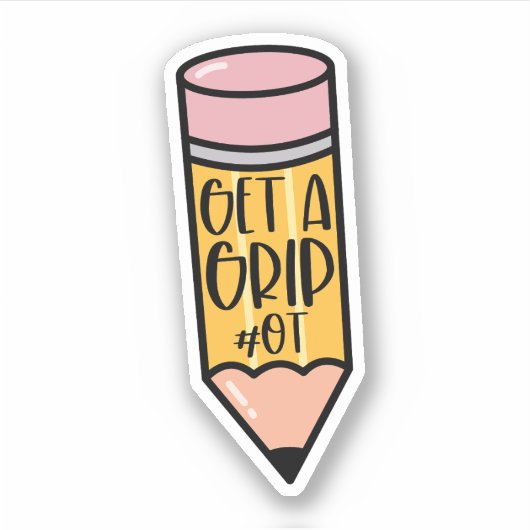 職業セラピーOTセラピストギフト シール (正面)