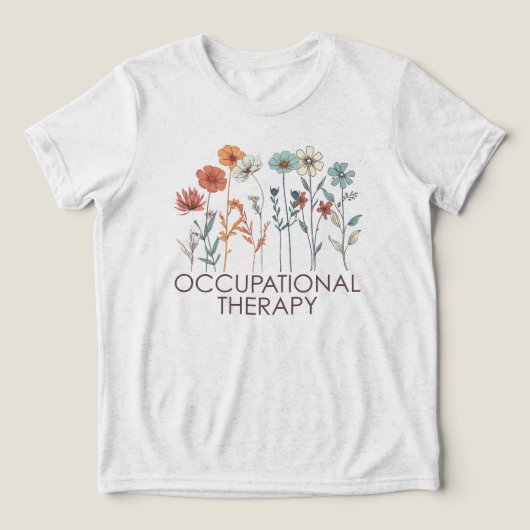 職業セラピーOT トライブレンドＴシャツ (デザイン正面)