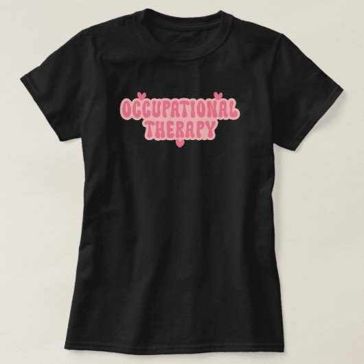 職業セラピーOT Tシャツ (デザイン正面)