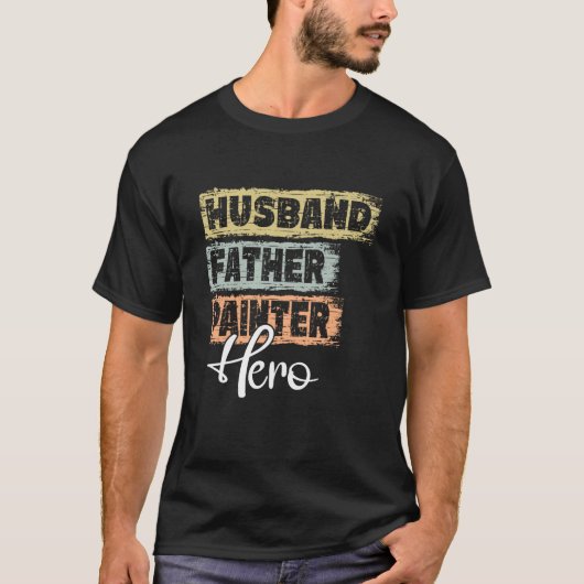 職業パパヒーロー父画家  1 Tシャツ (正面)