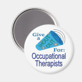 職業上のセラピスト マグネット (正面/裏面)