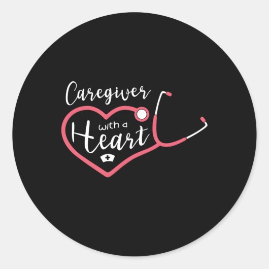 職業介護を行う介護者 ラウンドシール (正面)