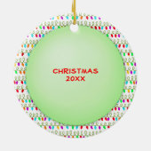 職業会計士の人のおもしろいなパーソナライズ セラミックオーナメント (裏面)