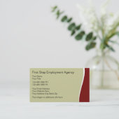 職業安定所の名刺 名刺 (スタンド正面)