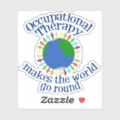 職業感動的セラピーワールド引用文 シール (シート)