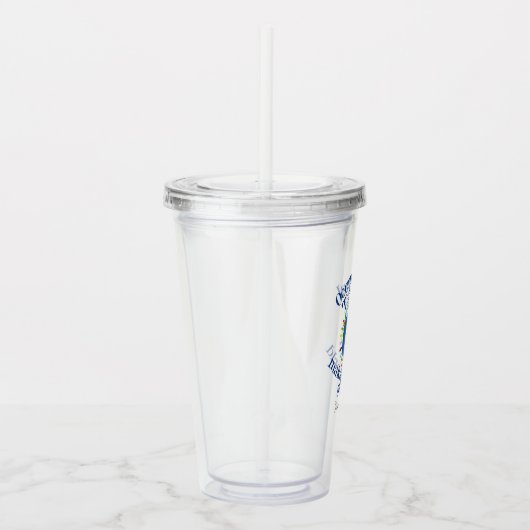 職業感動的セラピー引用文カスタムOT アクリルタンブラー (右)