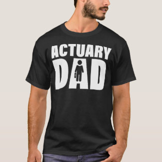 職業男性へ保険計理人パパ Tシャツ