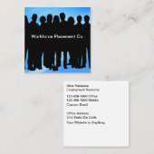 職業紹介事業職業紹介 スクエア名刺 (正面/裏面)