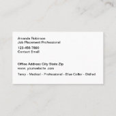 職業紹介職業紹介事業 名刺 (裏面)