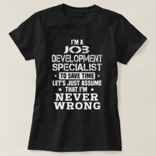 職業開発専門家 Tシャツ