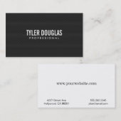 職業（カーボンパターン） 名刺 (正面/裏面)