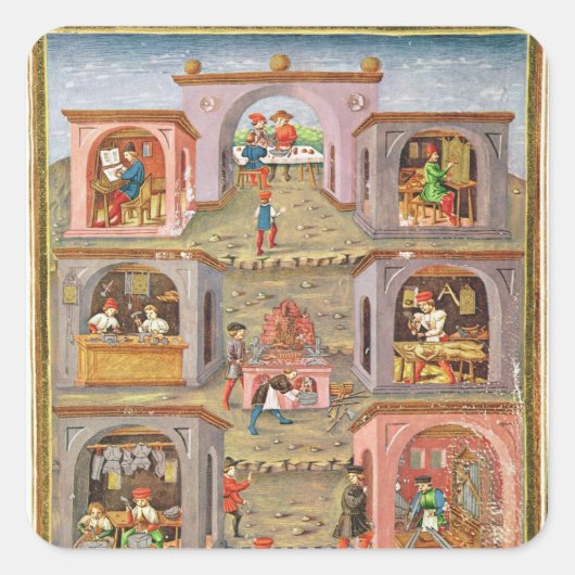 職業 スクエアシール (正面)